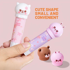 2pcs Cartoon High Viscosity Glue Stick 9g Quick Drying Office Stationery
