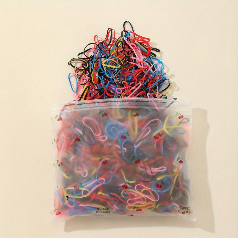 1000pcs Colorful Rubber Bands for DIY Headwear Accessories Gift