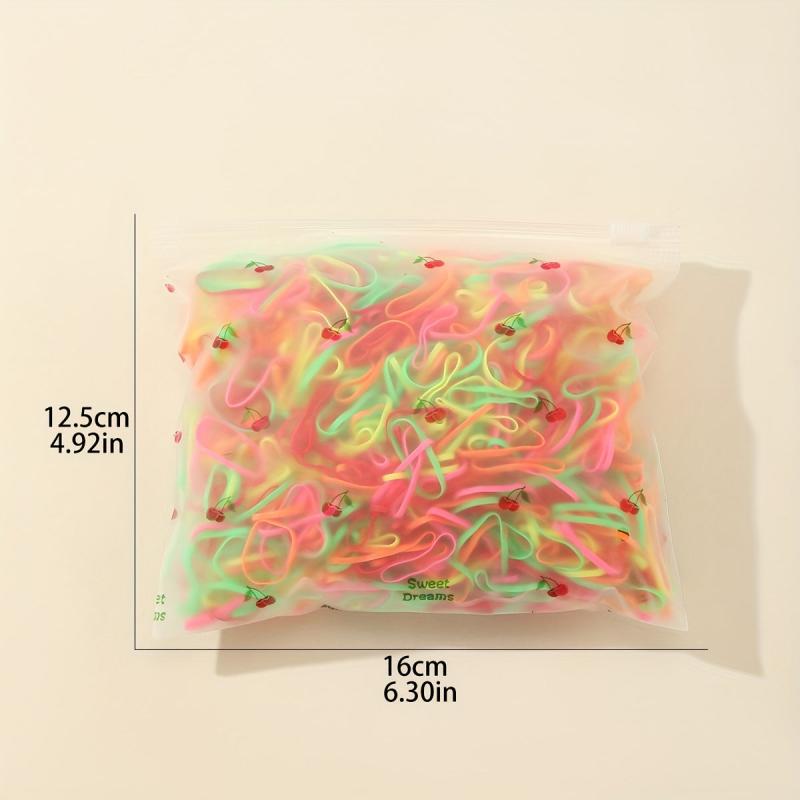1000pcs Colorful Rubber Bands for DIY Headwear Accessories Gift