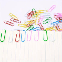 480pcs Rubber Coated Paper Clips 33mm Office Supplies