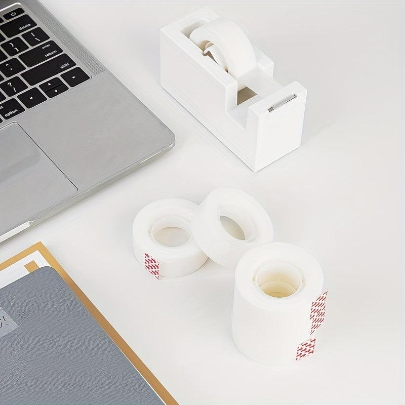 6pcs Small Tape High Viscosity Transparent Stationery Sticky Matte Tape