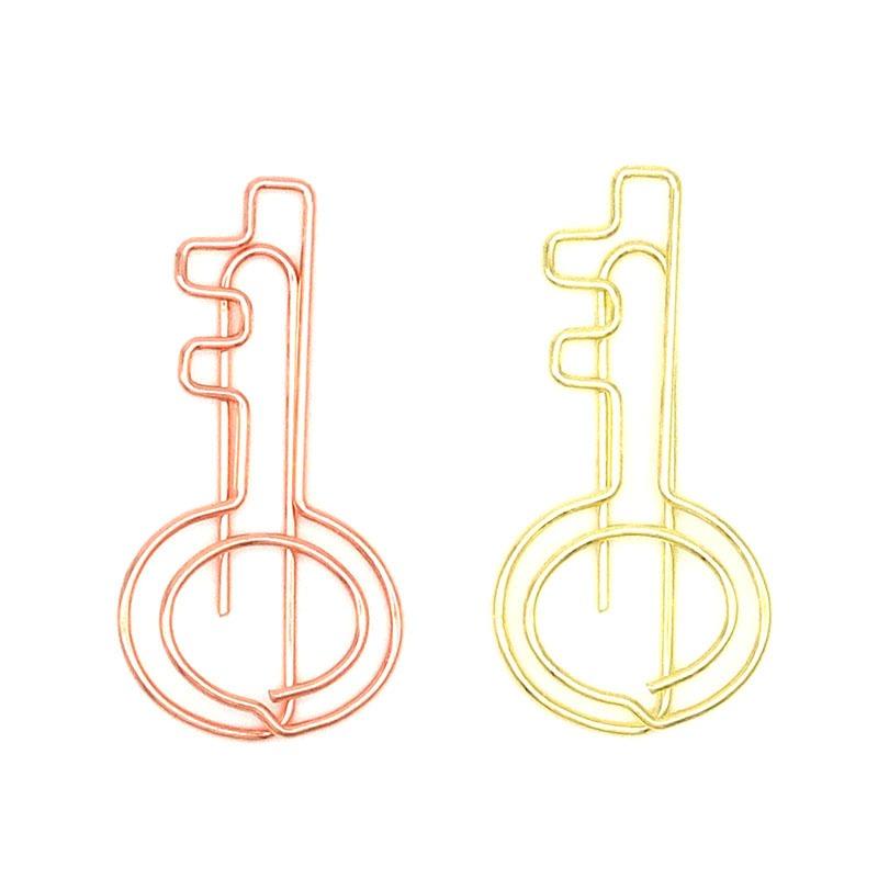 20pcs Metal Paper Clips Bookmarks For Office Notebook Accessory