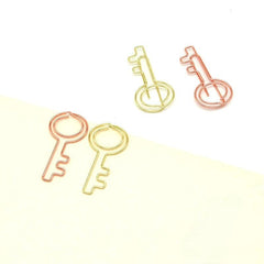20pcs Metal Paper Clips Bookmarks For Office Notebook Accessory