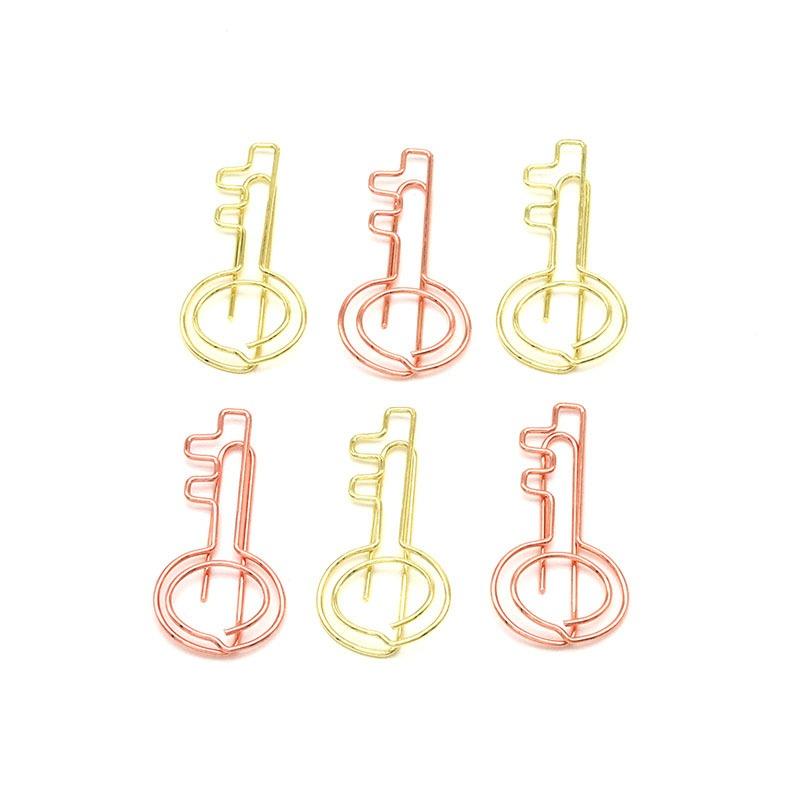 20pcs Metal Paper Clips Bookmarks For Office Notebook Accessory