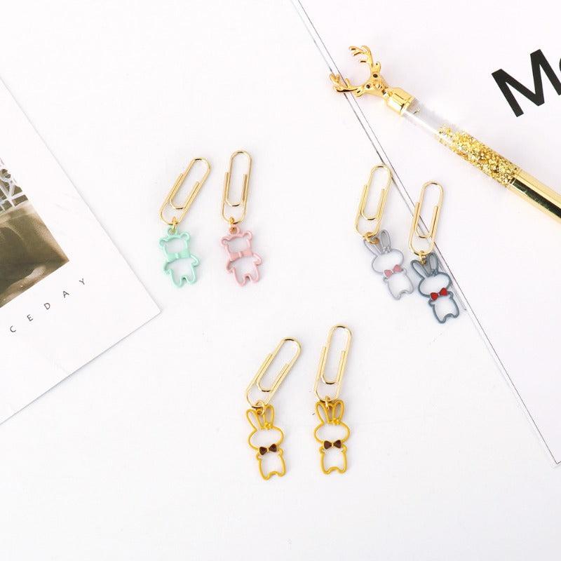 10pcs Animal Shaped Paper Clip Office Supplies