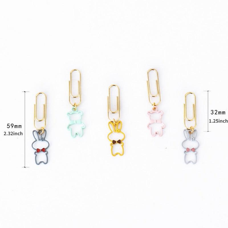 10pcs Animal Shaped Paper Clip Office Supplies