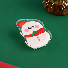 1pc Cartoon Christmas Acrylic Clip DIY Snack Seal Open Clip