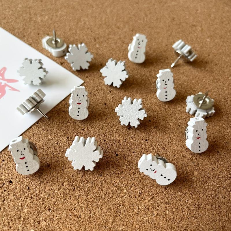 20pcs Cork Board Nails Thumb Nails With Storage Box Office Home Classroom