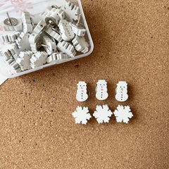 20pcs Cork Board Nails Thumb Nails With Storage Box Office Home Classroom