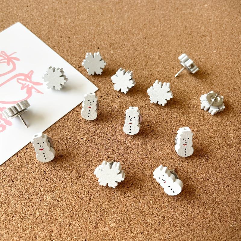 20pcs Cork Board Nails Thumb Nails With Storage Box Office Home Classroom
