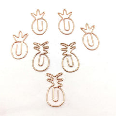 20pcs Mix Colors Metal Paper Clips Bookmarks For Office Notebook Accessory
