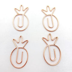 20pcs Mix Colors Metal Paper Clips Bookmarks For Office Notebook Accessory