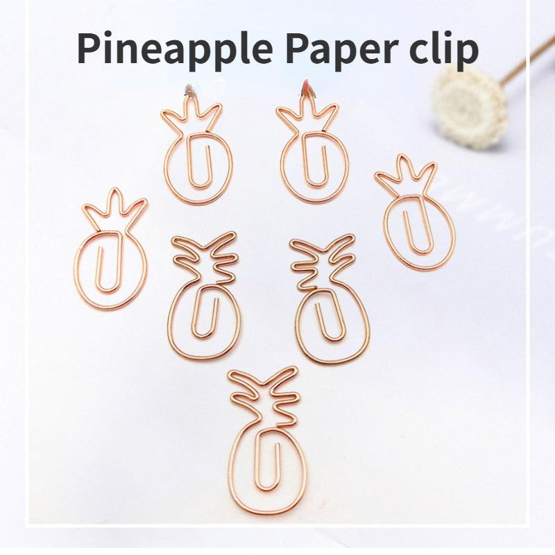 20pcs Mix Colors Metal Paper Clips Bookmarks For Office Notebook Accessory