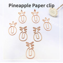 20pcs Mix Colors Metal Paper Clips Bookmarks For Office Notebook Accessory