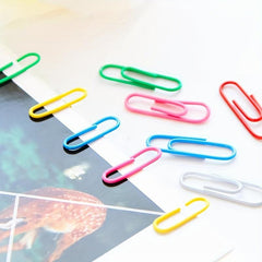 12pcs Mixed U-shaped Paper Clip Set, 33mm, Office Supplies