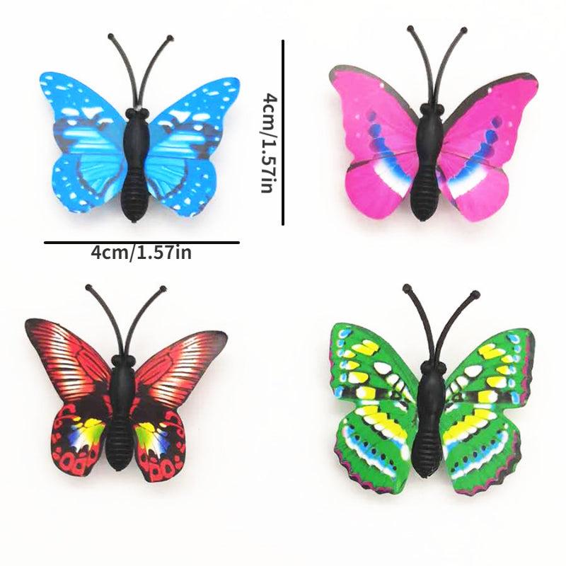 PVC Butterfly Push Pin Cork Board Decor - Random 10pcs 30pcs