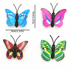 PVC Butterfly Push Pin Cork Board Decor - Random 10pcs 30pcs