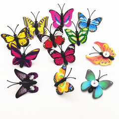 PVC Butterfly Push Pin Cork Board Decor - Random 10pcs 30pcs