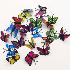 PVC Butterfly Push Pin Cork Board Decor - Random 10pcs 30pcs