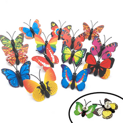 PVC Butterfly Push Pin Cork Board Decor - Random 10pcs 30pcs