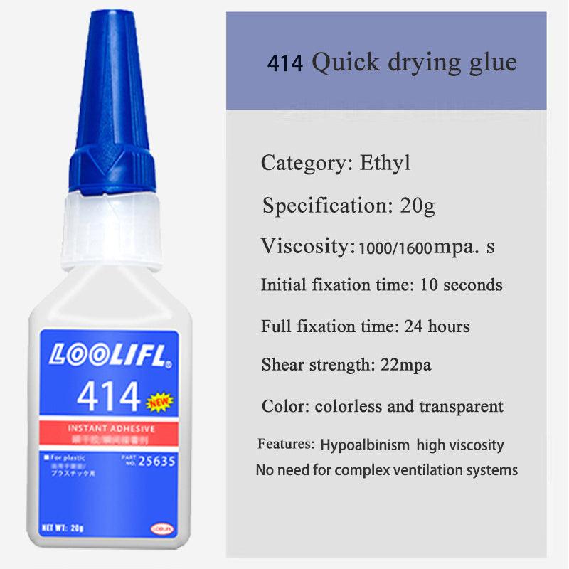 LOOLIFL401 Strong Adhesive Shoe Repair Waterproof 414 Plastic S