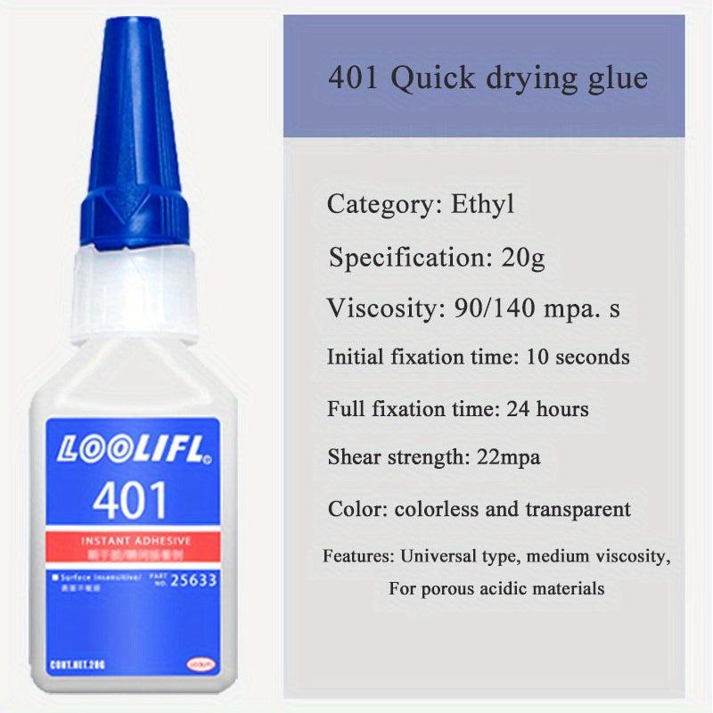 LOOLIFL401 Strong Adhesive Shoe Repair Waterproof 414 Plastic S