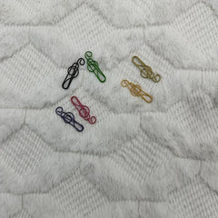 6pcs Musical Note Paper Clip Colorful Bookmark Office Supplies