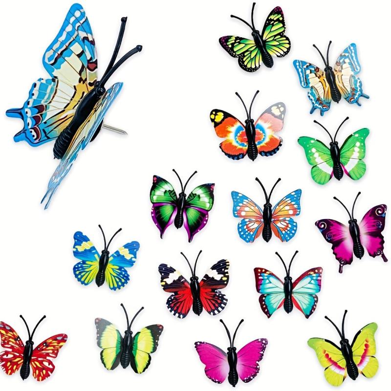20pcs Butterfly Push Pins Colorful Decorative Push Pins