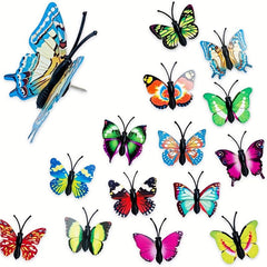 20pcs Butterfly Push Pins Colorful Decorative Push Pins