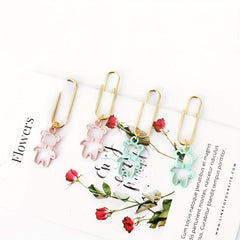 10pcs Cartoon Animal Bow Tie Bunny Bear Paper Clips