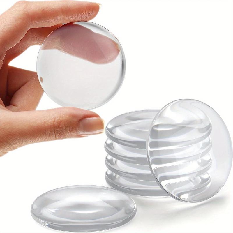 4PCS Rubber Door Handle Stopper Round Wall Shield Quiet Wall Protector