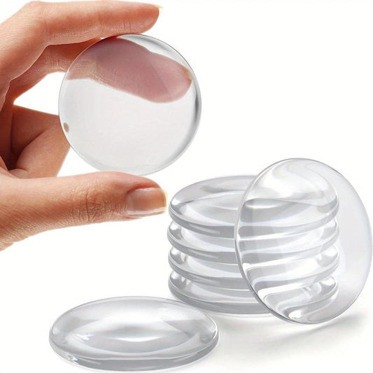 4PCS Rubber Door Handle Stopper Round Wall Shield Quiet Wall Protector