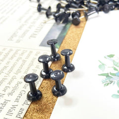 120pcs Push Pins for Bulletin Board Wall Corkboard Map Calendar
