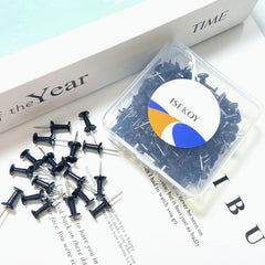 120pcs Push Pins for Bulletin Board Wall Corkboard Map Calendar