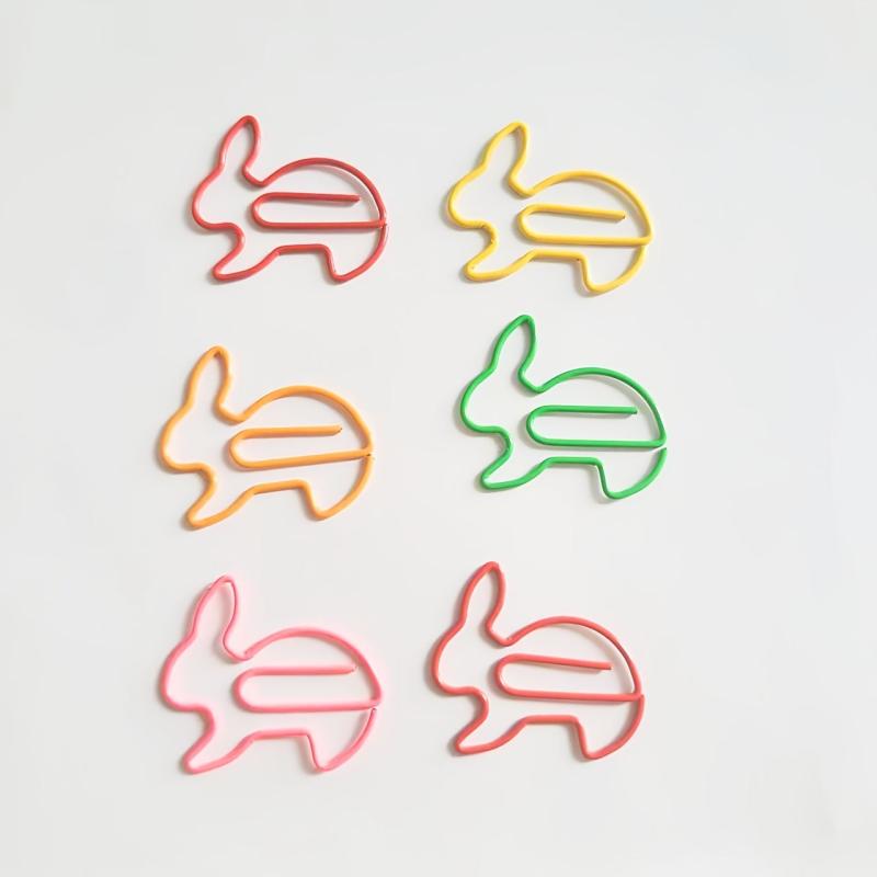 12pc Mixed Rabbit Paper Clips in Storage Box