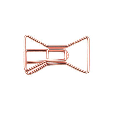 Rose Golden Metal Stationery Paper Clip Bookmark