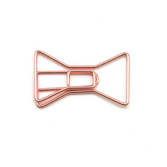 Rose Golden Metal Stationery Paper Clip Bookmark
