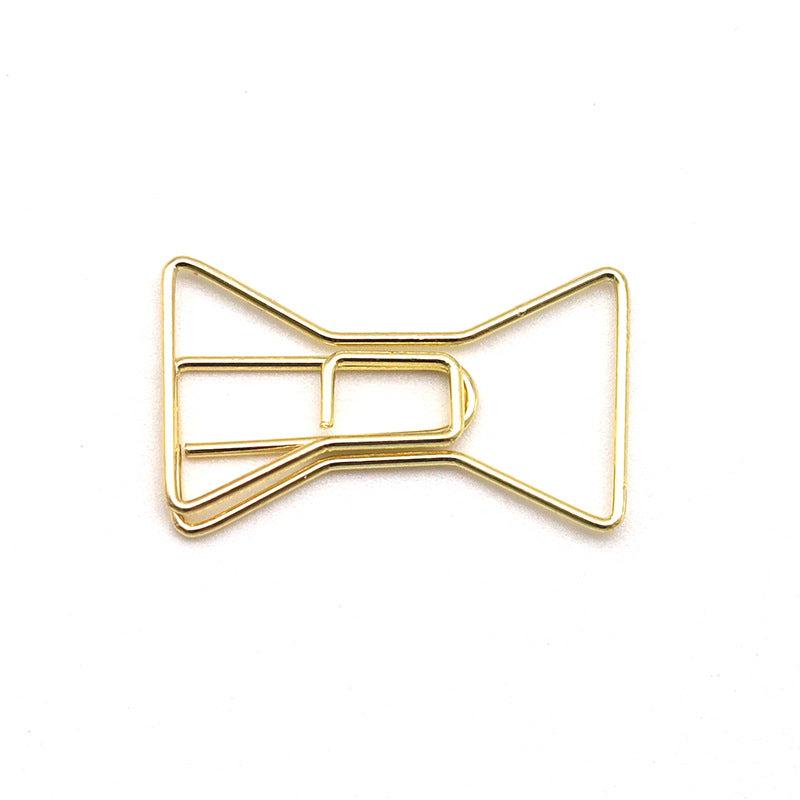 Rose Golden Metal Stationery Paper Clip Bookmark