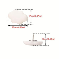20pcs Cloud Push Up Decoration Wall Hanging Poster Photo DIY Craft