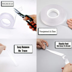Transparent Nano Tape Acrylic Double-sided Adhesive 2 Meters