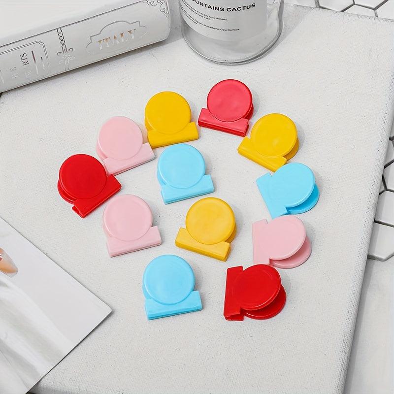 10pcs Round Head Clips for School Office Students