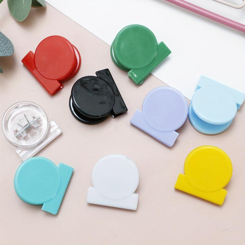 10pcs Round Head Clips for School Office Students