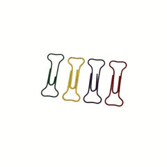 150pcs Bone Paper Clips Leaf Book Clips Creative Document Pins