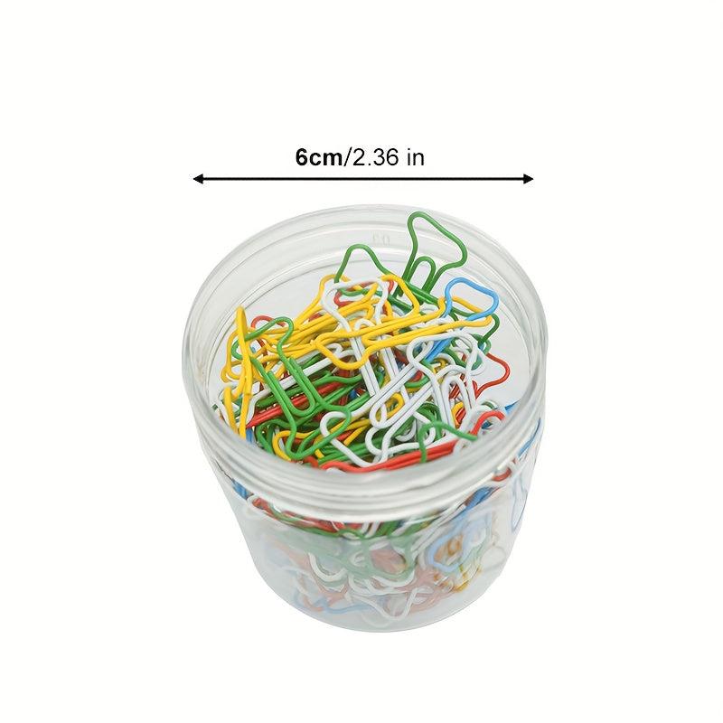 150pcs Bone Paper Clips Leaf Book Clips Creative Document Pins