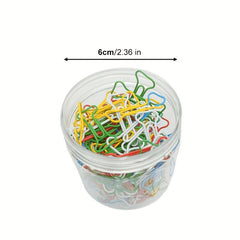 150pcs Bone Paper Clips Leaf Book Clips Creative Document Pins