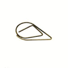 50pcs 25mm Colorful Water Droplet Paper Clips Office Student Stationery