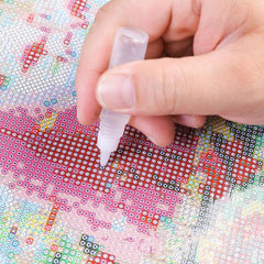 6pcs Diamond Painting Accessories Glue Non-toxic Bottled Cross Stitch Artwork