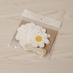 Birthday Party Decorations Daisies Pull Flowers Chrysanthemum Flag Banner