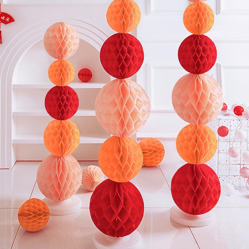 Honeycomb Ball Decoration Set for Birthday Party Wedding Room