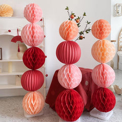 Honeycomb Ball Decoration Set for Birthday Party Wedding Room